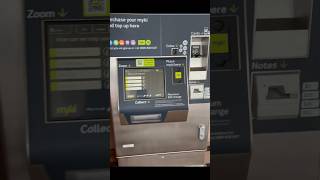 How to use myki top up machine in Melbourne✌️ youtubeshortsmelbournetrendingmykipublictransport [upl. by Raye954]