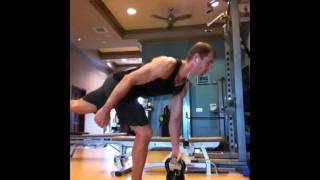 Single Leg Deadlift Row Combo [upl. by Shurwood]