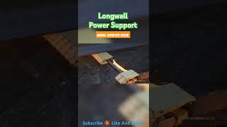 Longwall power support underground coal Mining mining drilling undergroundmining miningdiploma [upl. by Lenneuq]