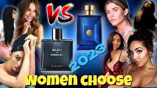 Women Choose Bleu de Chanel EDP vs Versace Dylan Blue 2023 [upl. by Wun]