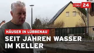 Nasse Keller Siedlung in Lübbenau hat ein Wasserproblem [upl. by Woodie]