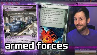 Armed Forces  Android Netrunner  LIVE [upl. by Eiral626]