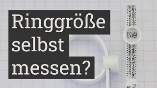 Ringgröße messen Zwei Arten um deine Ringgröße zu ermitteln [upl. by Reiner]