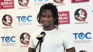 FSU Football Edwin Joseph who has been making plays on tightness of DB room ability of the bunch [upl. by Guinevere]