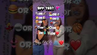 BFF TESt ❤️🫂 [upl. by Aivekal]