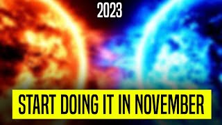 Start doing it in November 2023 [upl. by Vlad]