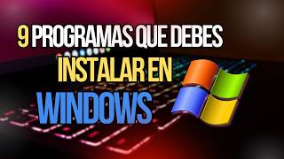 9 Programas Gratuitos que son Mejores que las Aplicaciones de Windows 🌟 [upl. by Olaf]