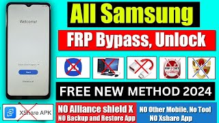 All Samsung Galaxy Frp Bypass without pc 2024  New Method [upl. by Groves823]