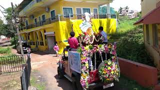 Our Lady’s Procession To All The Wards Of Caranzalem  Feast Day  Goa [upl. by Ennahgem425]