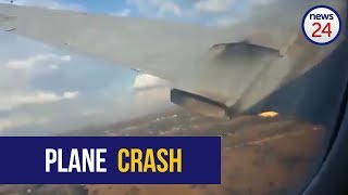 WATCH Dramatic footage apparently shows moment of Wonderboom plane crash [upl. by Nosnirb60]