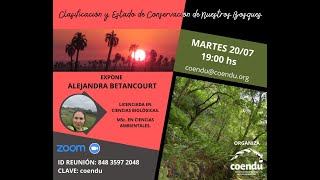 Clasificación y Estado de Conservación de nuestros Bosques [upl. by Bein]