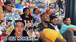 Africans show their friends Newbies100 ICONIC MOMENTS in the HISTORY of STRAY KIDS [upl. by Aniloj]