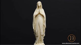 Estatua de la Virgen de Lourdes 41 cm [upl. by Fry]