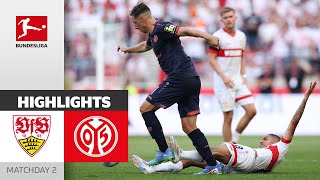 LastMinute Drama  VfB Stuttgart  1 FSV Mainz 05 33  Highlights  Matchday 2 – Bundesliga [upl. by Yur444]