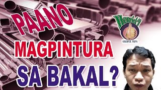 Paano Magpintura sa bakal [upl. by Auot502]