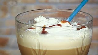 Ledena kafa sa sladoledom  Iced Coffee RECEPT [upl. by Yebba]