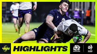 2024 U6N20  HIGHLIGHTS  SCOTLAND V FRANCE [upl. by Dulsea311]