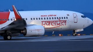 അതിരാവിലെ കരിപ്പൂരിലെ ടേക് ഓഫ്  EARLY MORNING Air India Express TAKEOFF At KOZHIKODE Airport [upl. by Lewin]