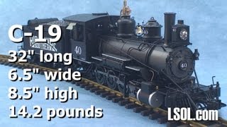 Garden Trains UnBoxing  Bachmann Spectrum 1203 C19 Steam Locomotive [upl. by Akinak]