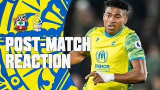 POSTMATCH REACTION  TAIWO AWONIYI  SOUTHAMPTON V FOREST [upl. by Oiramd]