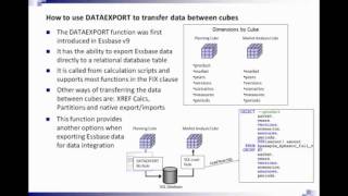 Transfer Data between Oracle Hyperion Essbase Cubes using DATAEXPORT Performance Architects How To [upl. by Ramon]