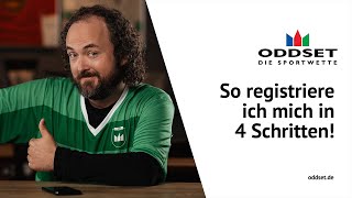 Wie registriere ich mich online bei ODDSET  HowTo [upl. by Wesa302]