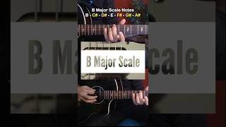 B Major Scale  Guitar Scales  Guitar Theory with Aman Verma guitarlesson [upl. by Olette938]