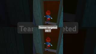 Level 680 teamer targeted me in flee the facility fleethefacility ftfteamers teamers roblox [upl. by Ybocaj]