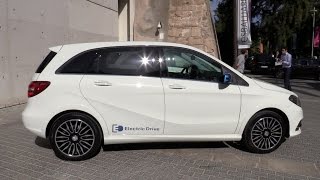 2015 MercedesBenz BKlasse Electric Drive Fahrbericht [upl. by Ennaitak]