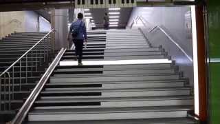 Piano stairs （ピアノ階段） Seoul City hall [upl. by Zampino]