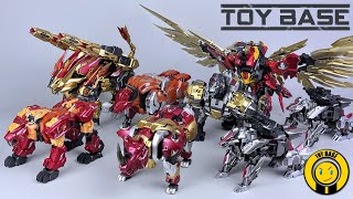 【Evolution Predacons Transform】Cang Toys Chiyou Predaking Unite Warriors Animal Robot [upl. by Duke]