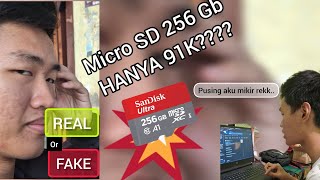 Micro SD Card 256gb for 91k Too Good To Be True test  final verdict Real or Fake [upl. by Marciano]