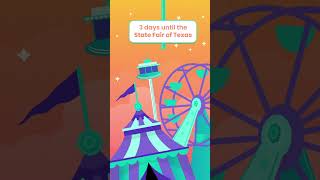 Countdown to Mistplay at the State Fair of Texas 🎉🎡 shorts [upl. by French605]