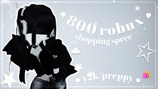 ・ 800 Robux shopping spree 🛍️ ・y2kpreppy ・ [upl. by Nachison214]