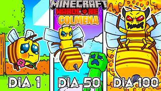 🟥SOBREVIVÍ 100 DÍAS como ABEJA ASESINA en Minecraft HARDCORE  Misaki Gamer [upl. by Aiekat]