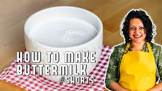 Easy Way to Make Buttermilk at Home shorts [upl. by Iramo]