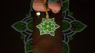 5×3 Dots Flower Kolam [upl. by Lebar]