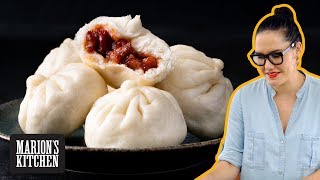 Foolproof Chinese Steamed BBQ Pork Buns At Home  Marions Kitchen [upl. by Rezeile]