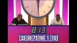 Countdown Amazing Calculation 813  Carol Vorderman [upl. by Hoxie]