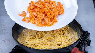 Så gör du krämig pasta Alfredo med räkor på bara 30 minuter [upl. by Namwob290]