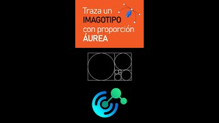 logo tutorial illustrator Traza un IMAGOTIPO con proporción ÁUREA fácil y rápido [upl. by Karlen]