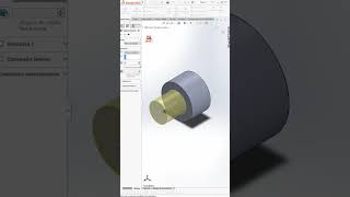 Ejercicio cad 1 en solidworks 👷🏼 de Principiante a Profesional 🔧 Eje Escalonado [upl. by Druci]