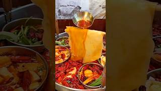 Delicious spicy noodle hotpot chinesecuisine dailydish relax cooking shortsvideo [upl. by Domingo]