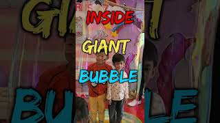 Amazing Giant Bubble Best Bubble Man Show shorts bubbleman [upl. by Noby]