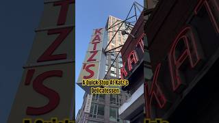 Katz’s Delicatessen deli pastrami reuben pickles newyork sandwich handcut jewishfood [upl. by Aneek]