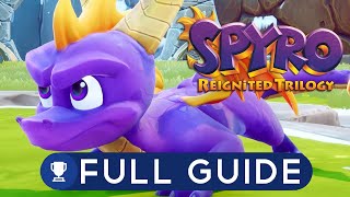 Spyro Reignited Trilogy Spyro the Dragon  Full Guide  Part 1 [upl. by Huberto422]