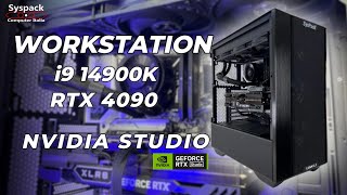 Workstation Nvidia Studio RTX 4090  i9 14900K  Creator PC Build [upl. by Kerianne287]