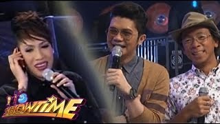 Vice Ganda welcomes Vhong Navarro via long distance phone call [upl. by Odele]