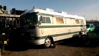 Mint 1969 Newell Coach RV Full Junk yard Walk Around [upl. by Steele900]