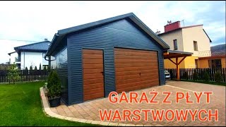 35m2 GARAŻ Z PŁYT warstwowych sposób wykonania i koszty PART1 [upl. by Diantha]